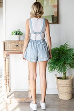 Denim Shortalls-Shortalls-Veveret-LT Denim-Small-Inspired Wings Fashion