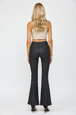 High Rise Flare Jeans-Jeans-MICA Denim-24-Black-Inspired Wings Fashion