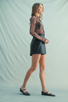 Mock Neck Leopard Top-Shirts & Tops-Wishlist-Leopard-Small-Inspired Wings Fashion