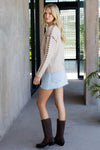 Mock Neck Horse Sweater-sweater-THML-Beige-XS-Inspired Wings Fashion