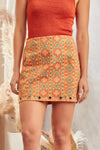 Aztec Skirt-Skirts-Andree by Unit-Camel-Small-Inspired Wings Fashion