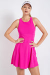 Butter Tennis Dress-Activewear-Rae Mode-Small-Sonic Pink-Inspired Wings Fashion