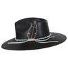 Charlie 1 Horse Midnight Toker Straw Hat-hat-Hatco-Black-Small-Inspired Wings Fashion