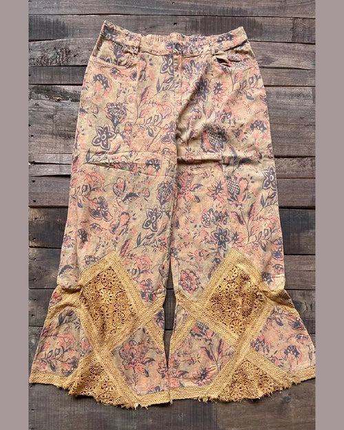 Feeling Hippie Pants-Pants-Jaded Gypsy Wholesale-Burnt Orange-S/M-Inspired Wings Fashion