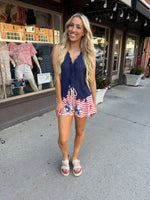 Star Patch Shorts-Shorts-Fantastic Fawn-Red-Small-Inspired Wings Fashion