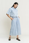 Wide Leg Capri Pants-Pants-MICA Denim-LT Sea-XS-Inspired Wings Fashion