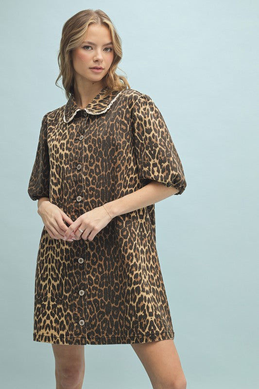 Leopard Mini Dress-Dress-Wishlist-Leopard-Small-Inspired Wings Fashion