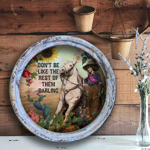 Darling Circle Artwork-Home Decor-Trouble Maker Trading Company-Inspired Wings Fashion