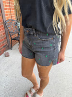 Cactus Shorts-Shorts-Judy Blue-Gray-Small-Inspired Wings Fashion