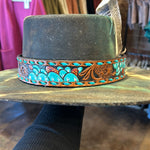 Leather Hat Bands-Hat Band-Rare Bird-Cactus Blossom-Inspired Wings Fashion