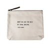 Canvas Zip Bag-cosmetic bag-Sugarboo-Don't Be Like-Inspired Wings Fashion