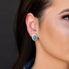Concho Turquoise Earrings-Earrings-West & Co-Inspired Wings Fashion