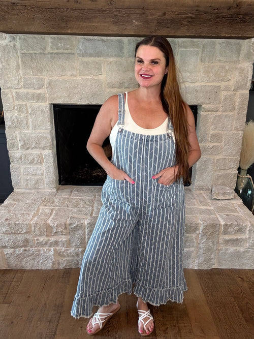 Stripe Denim Overalls-Overalls-Pol Clothing-Denim Blue-Small-Inspired Wings Fashion