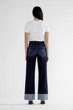 Mica HR WL Cuff Hem Jeans-Jeans-MICA Denim-24-Inspired Wings Fashion