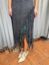 Criss Cross Skirt-Skirts-Pat Dahnke-Small-Black-Inspired Wings Fashion