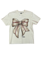 Baseball Bow Tee-Shirts & Tops-Bohemian Cowgirl-Cream-Small-Inspired Wings Fashion