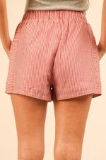 Stripe Boxer Shorts-Shorts-Very J-Red-Small-Inspired Wings Fashion