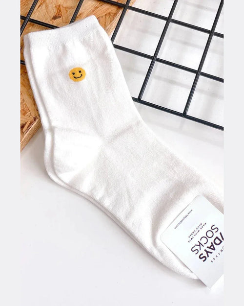 Smile Pattern Socks-Socks-Suzie Q USA-One Smile-Inspired Wings Fashion