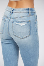 Mid Rise Flare With Hem Detail-Jeans-MICA Denim-24-Inspired Wings Fashion