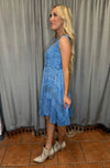 Embroidered Floral Dress-Dress-Scully-Dusty Pink-XS-Inspired Wings Fashion