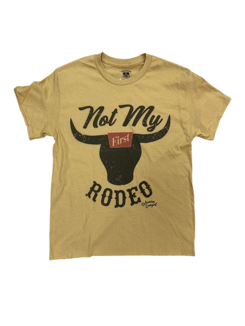 First Rodeo Tee-Shirts & Tops-Bohemian Cowgirl-Toast-Small-Inspired Wings Fashion