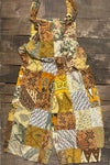 Patchwork Overalls-overalls-Jaded Gypsy Wholesale-Multi-One Size-Inspired Wings Fashion