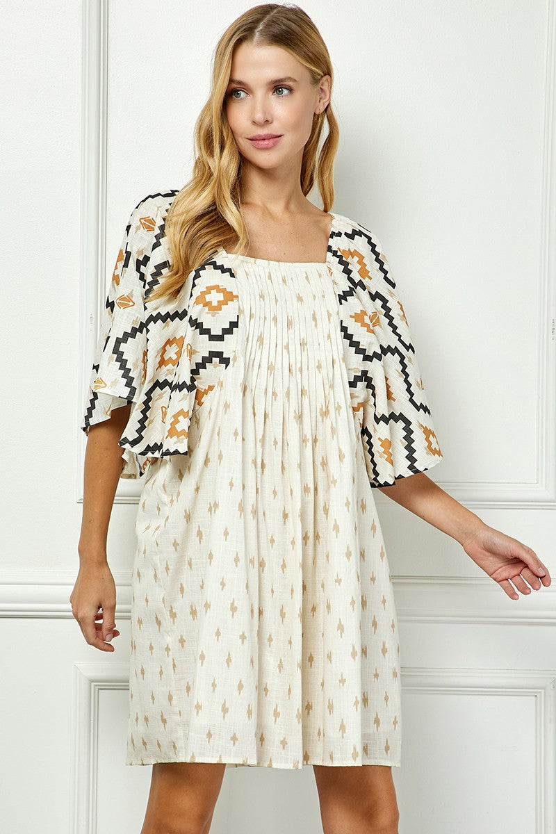 Wing Sleeve Dress-Dress-See and Be Seen-Cream-Small-Inspired Wings Fashion