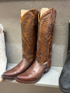 Bronze Inlay Embroidered Boots-Boots-Corral Boots-Brown-7-Inspired Wings Fashion