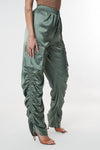 Smokeshow Satin Cargo Pants-Pants-cefian-Sage-Small-Inspired Wings Fashion