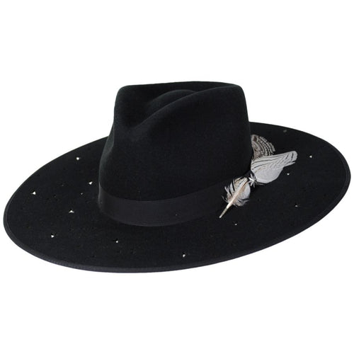 Night Sky Wool Hat-Hat-Hatco-Black-Small-Inspired Wings Fashion