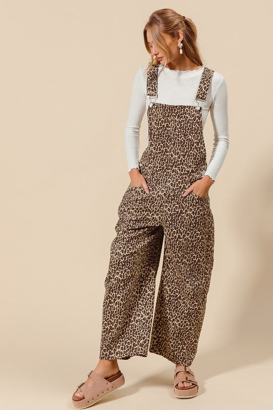 Twill Barrel Overall Jumpsuit-Overalls-So Me-Oatmeal-Small-Inspired Wings Fashion