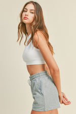 Ribbed Round Neck Crop Seamless Top-Shirts & Tops-up clothing-S/M-Black-Inspired Wings Fashion