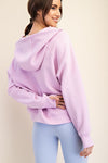 Scuba Quarter Zip Hoodie-hoodie-Rae Mode-Blossom-Small-Inspired Wings Fashion
