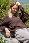 Scuba Piping Polo Top-Shirts & Tops-Rae Mode-Espresso/Cream-Small-Inspired Wings Fashion