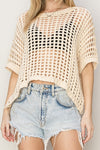 Open-Stitch Oversized Sweater Top-Tops-HYFVE-Small-Inspired Wings Fashion