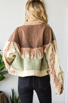 Color Block Jacket-Jacket-Oli & Hali-Olive-Small-Inspired Wings Fashion