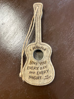 Wooden Guitar Ornaments-ornaments-Sugarboo-Bob Marley-Ash-Inspired Wings Fashion