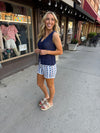 Scallop Vest-Vest-She+Sky-Navy-Small-Inspired Wings Fashion