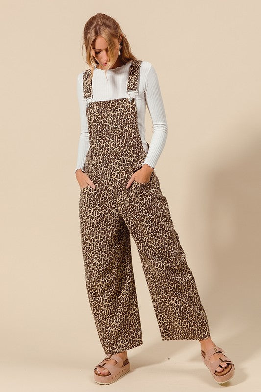 Twill Barrel Overall Jumpsuit-Overalls-So Me-Oatmeal-Small-Inspired Wings Fashion