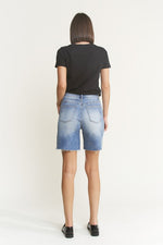 Super H Bermuda Short-shorts-MICA Denim-Dodger Blue-XS-Inspired Wings Fashion