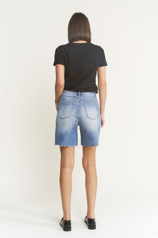 Super H Bermuda Short-shorts-MICA Denim-Dodger Blue-XS-Inspired Wings Fashion
