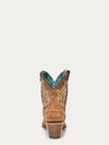 Embroidered Ankle Boot-Boots-Corral Boots-6-Inspired Wings Fashion