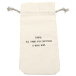 Wine Bags-wine carrier bag-Sugarboo-All I Want for Christmas-Inspired Wings Fashion