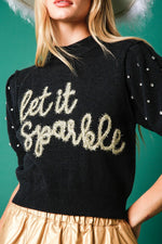 Let It Sparkle Lurex Embroidery Sweater-Shirts & Tops-Peach Love California-Small-Inspired Wings Fashion