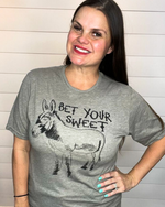 Bet Your Sweet Ass Tee-T-Shirt-Texas True Threads-Small-Venetian Gray-Inspired Wings Fashion