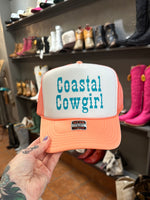 Graphic Trucker Cap-Hats-Babe Wholesale-Peach/Coastal-Inspired Wings Fashion