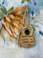 Wooden Guitar Ornaments-ornaments-Sugarboo-Allman Brothers-Ash-Inspired Wings Fashion