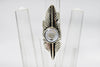 Feather Ring-Rings-Jennifer Ponson-Pearl-Inspired Wings Fashion