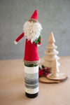 Felt Santa Bottle Topper-bottle topper-Kalalou-Inspired Wings Fashion