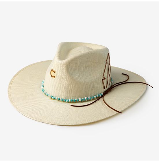 Charlie 1 Horse Midnight Toker Straw Hat-hat-Hatco-Natural-Small-Inspired Wings Fashion